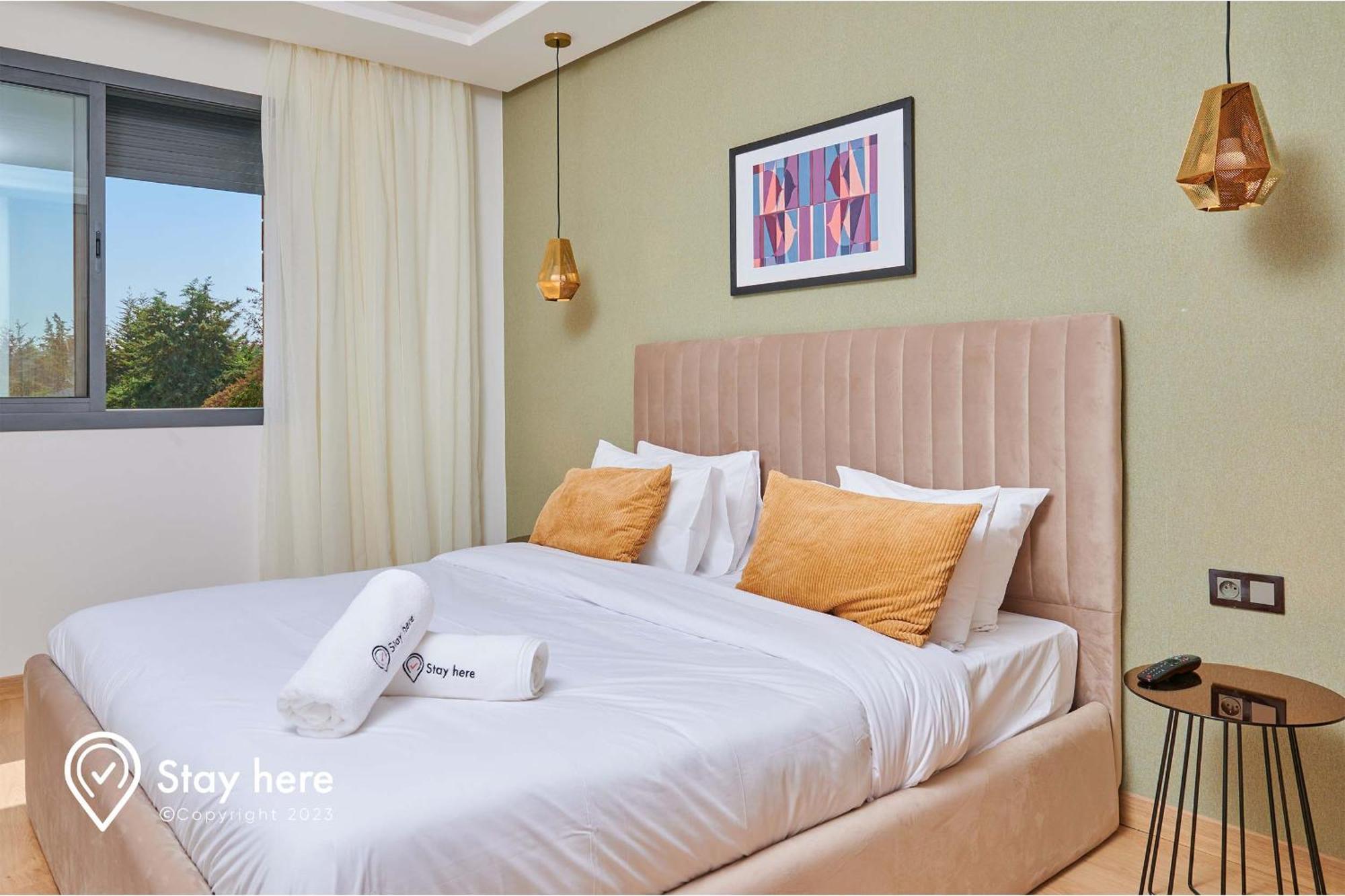 Stayhere Rabat - Hay Riad - Sophisticated Residence المظهر الخارجي الصورة